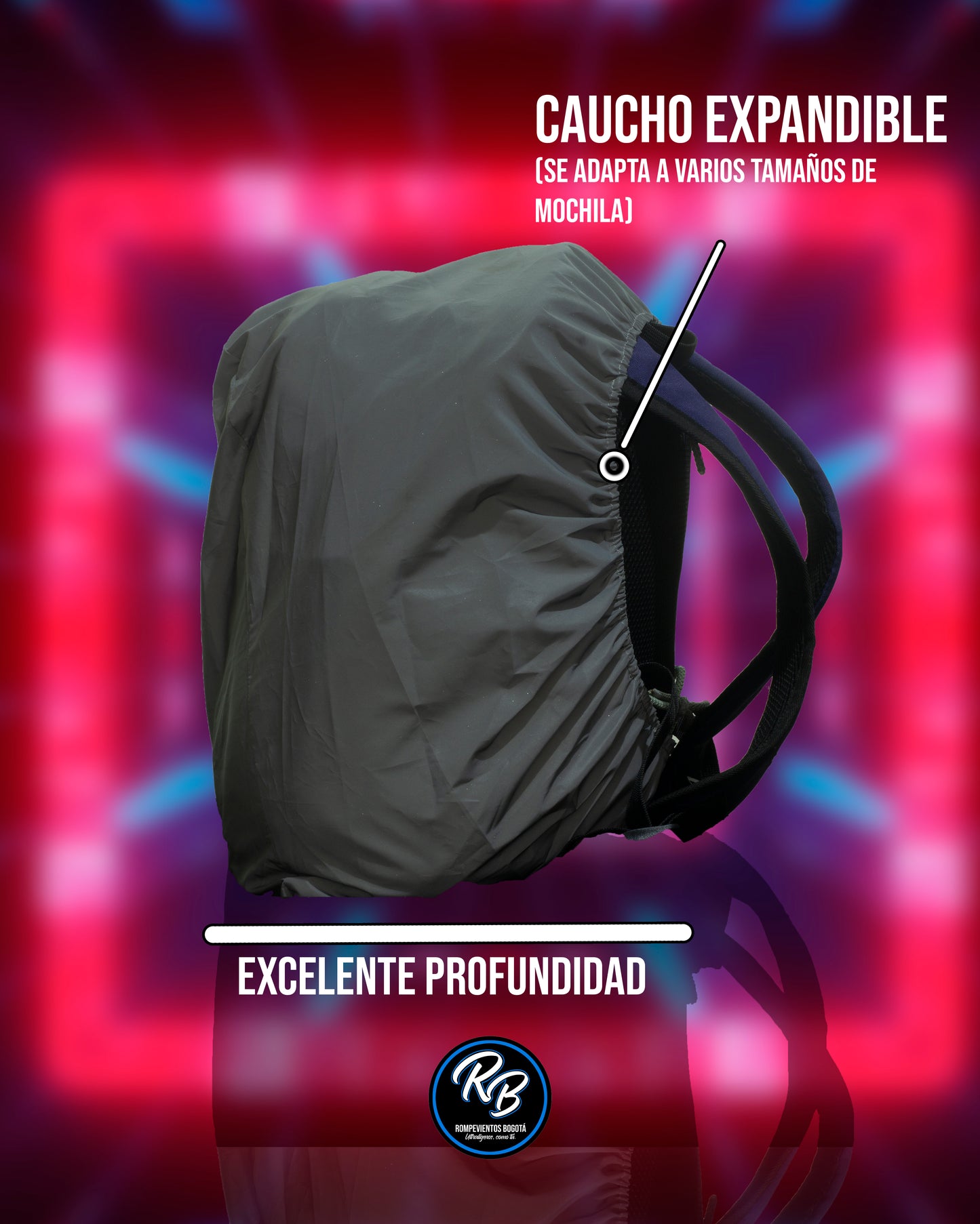 Cubremaleta reflectivo
