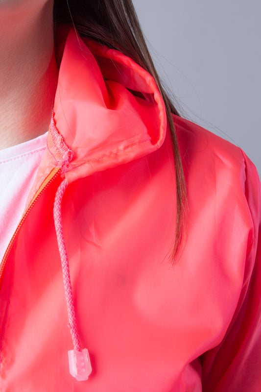 Rompeviento rosado neón