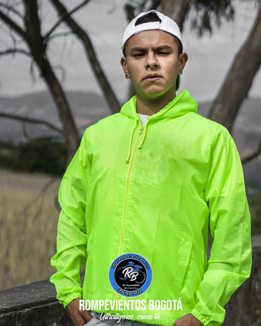 Rompeviento verde neón