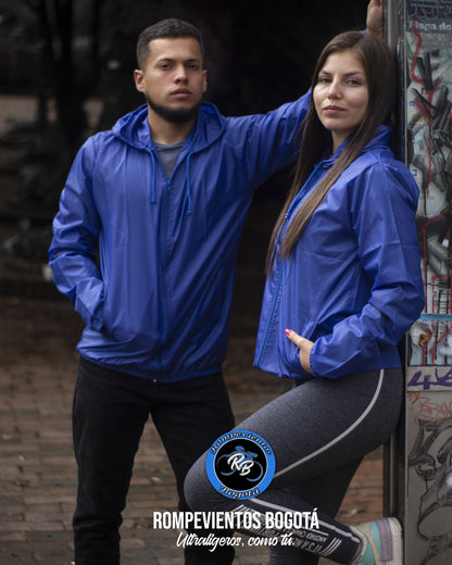 Rompeviento azul rey