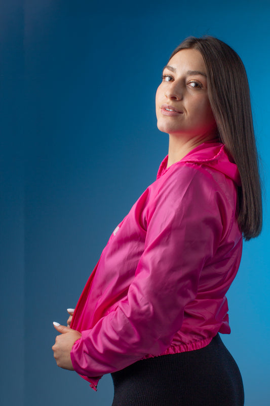 Rompeviento fucsia