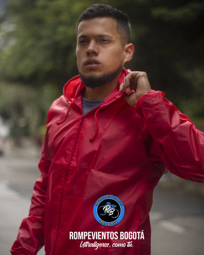 Rompeviento rojo
