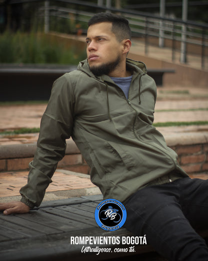 Rompeviento verde militar