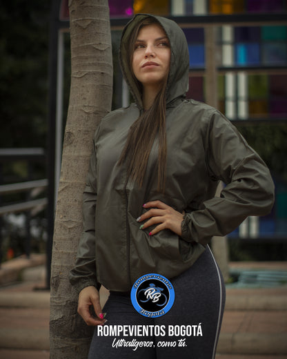 Rompeviento verde militar