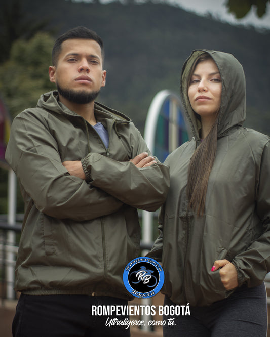 Rompeviento verde militar