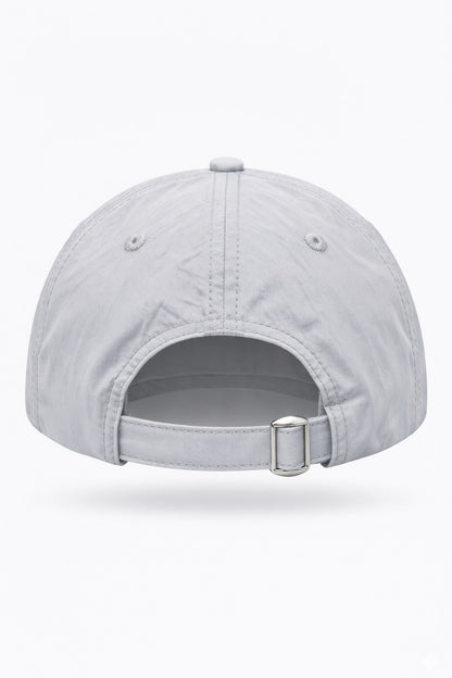 Gorra deportiva e impermeable gris perla