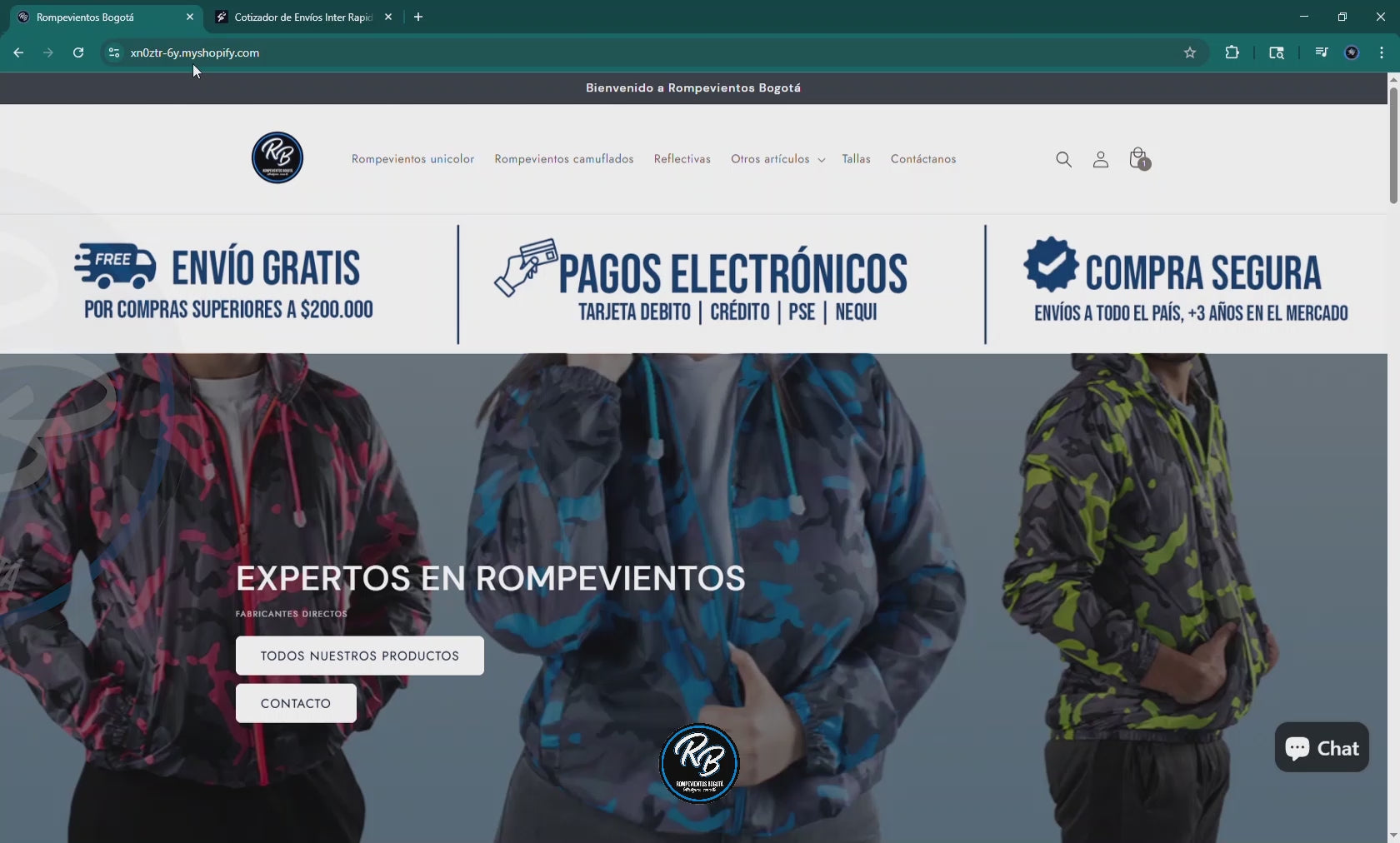 Cargar video: Video que explica cómo cotizar el envío de tu pedido para pagar contraentrega dentro de la tienda.